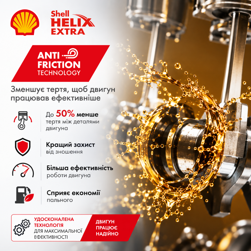Моторна олива Shell Helix Extra Professional AF 5W-30
